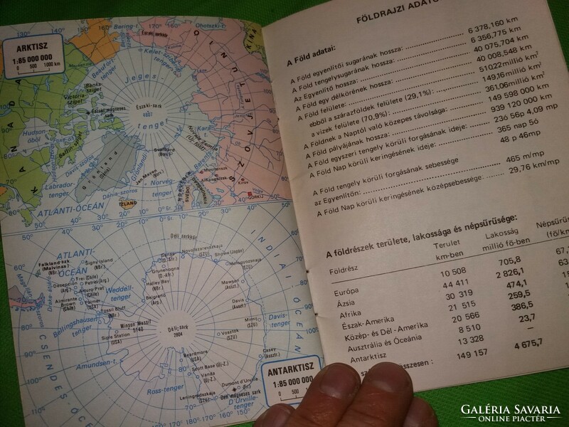 1985. MINI ATLASZ CARTOGRÁFIA vállalat limitált darabszámban kiadott mini térkép képek szerint