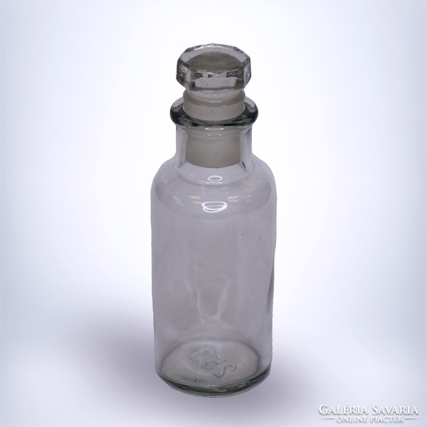 Transparent medicine bottle