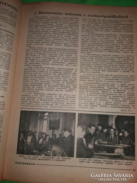 1950. január 25.PÁRTMUNKÁS MSZMP volt agitációs és ideológiagyártó alapkiadványa képek szerint