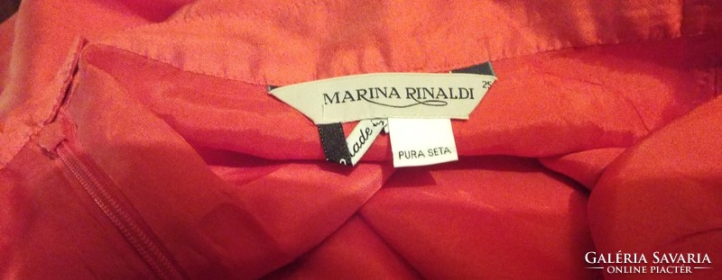 Marina Rinaldi selyem szoknya derékb. 95 cm
