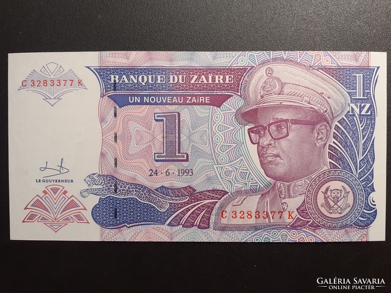 Zaire - 1 új Zaire 1993 UNC