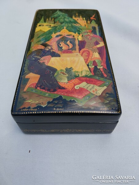 Russian lacquer box in good condition