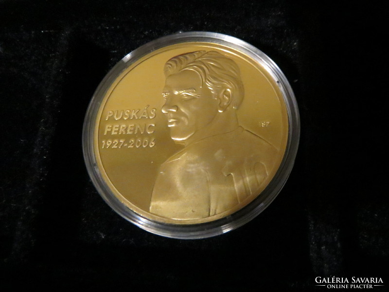 Great Hungarians commemorative medal series Ferenc Puskás