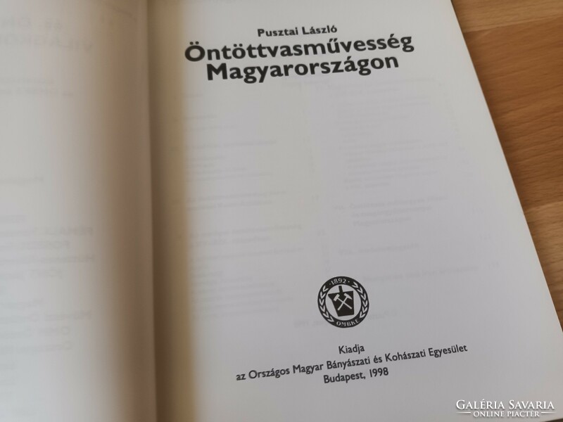 Öntöttvasművesség Magyarországon - Pusztai László