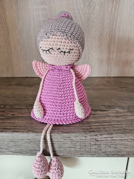 Hand crocheted fairy