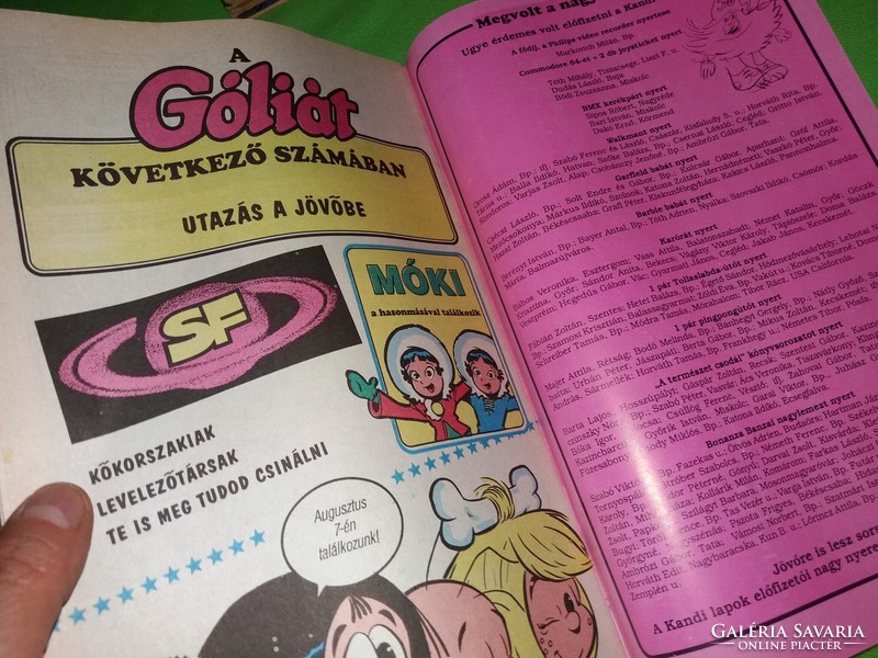 1991. July the popular goliat 47. Number comic book in good condition according to the pictures
