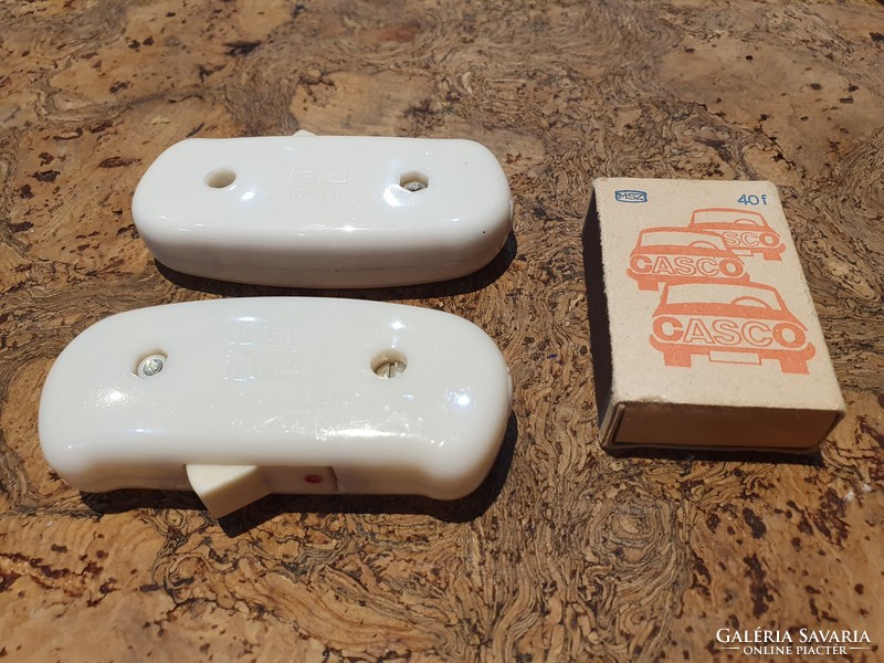 Antique retro light switches from the 50s and 60s are new