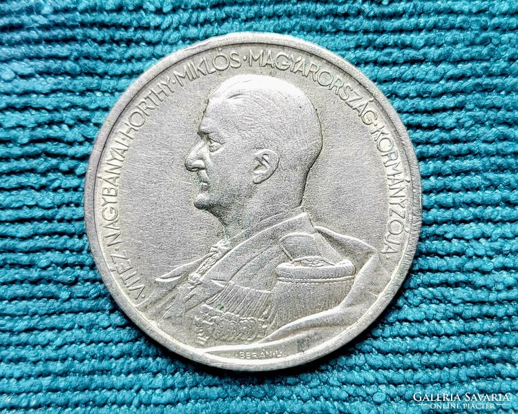 Horthy Miklós 5 Pengő 1939 (ezüst)