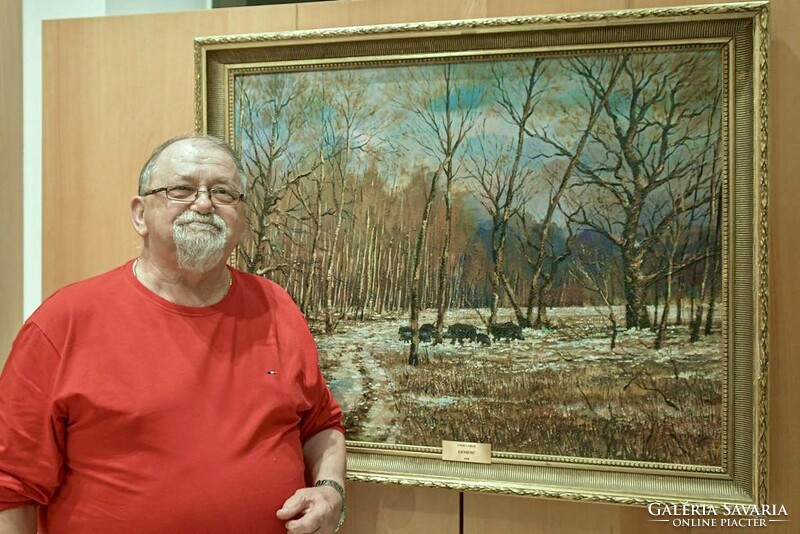 “A TOLVAJ” című Cseh Gábor (1941) szekszárdi festőművész alkotása 1973-ból.