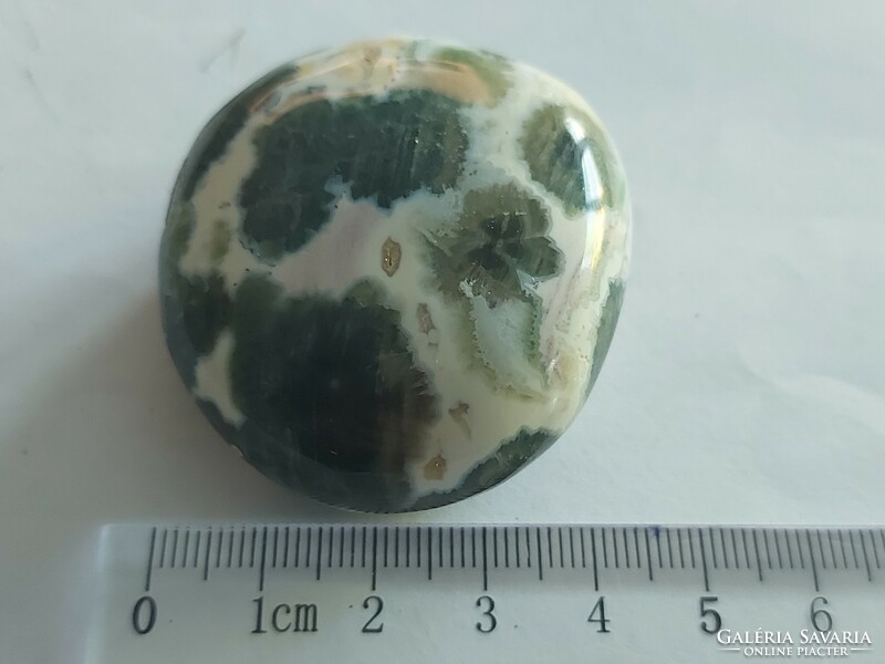 Zöld fehér moha achát marokkő - 586