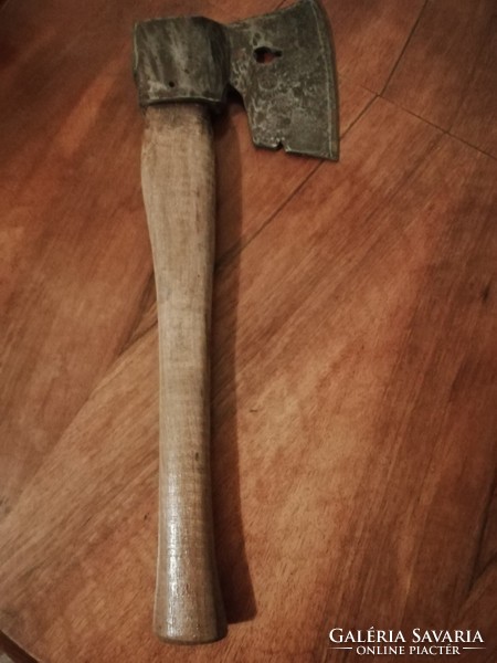 Old carpenter's cart, axe