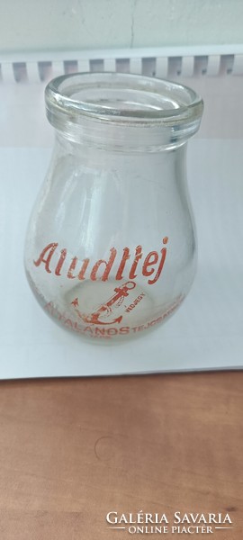 Old small milk bottle.