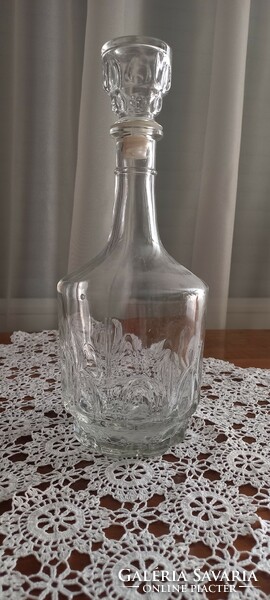 Whiskey bottle with cork
