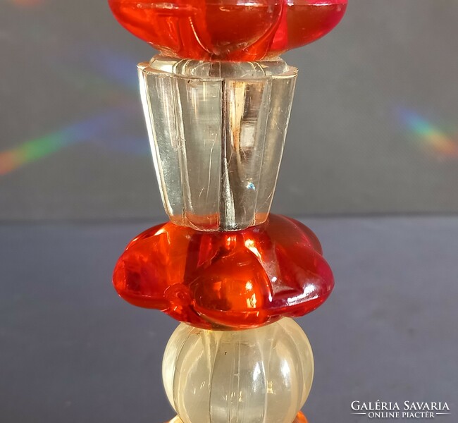 Glass-metal candle holder modernist design negotiable