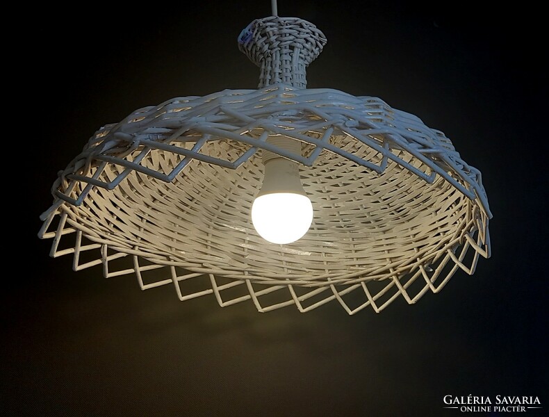 Vintage cane ceiling lamp negotiable design