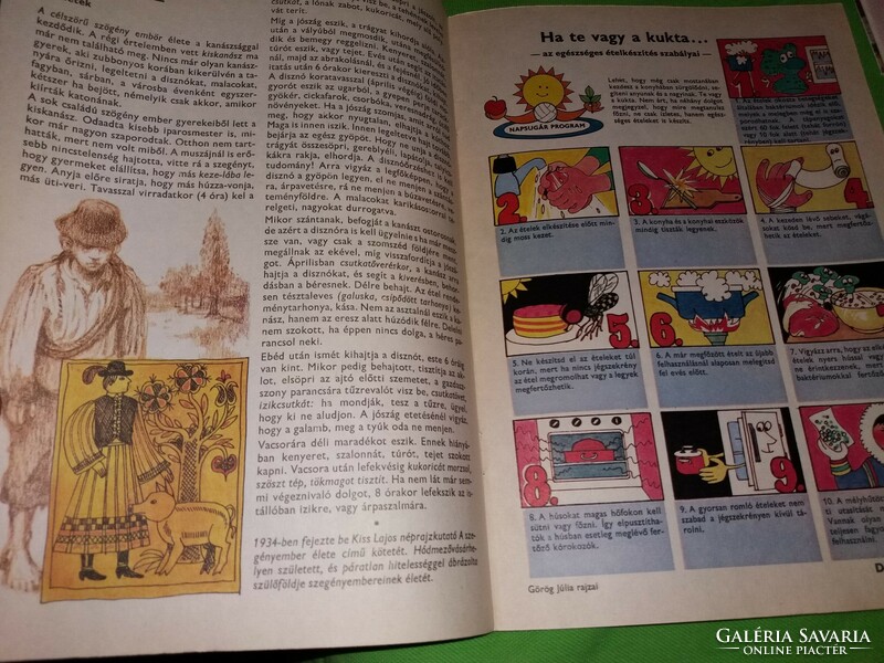 1987. October small drum monthly with appendix, comic book on the back in collector's condition according to pictures