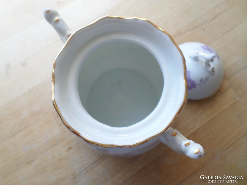Old-antique art nouveau porcelain tea set for 4 people