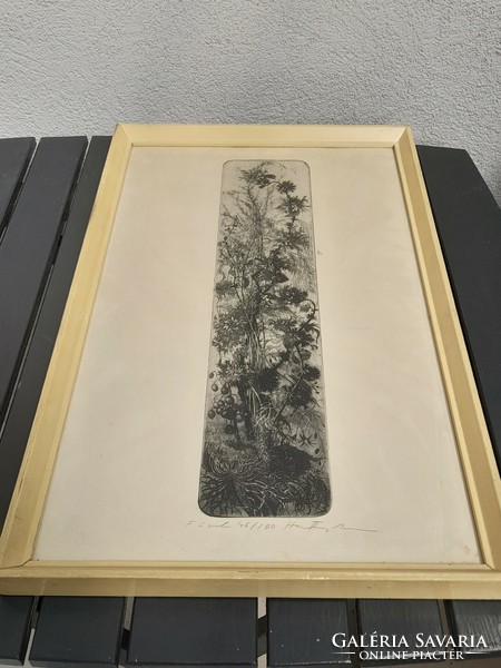 Mária Hertay, Sopron, 1932 etching