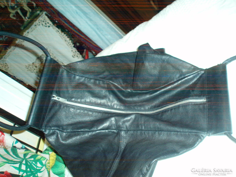 Vintage genuine leather cos large shopping bag