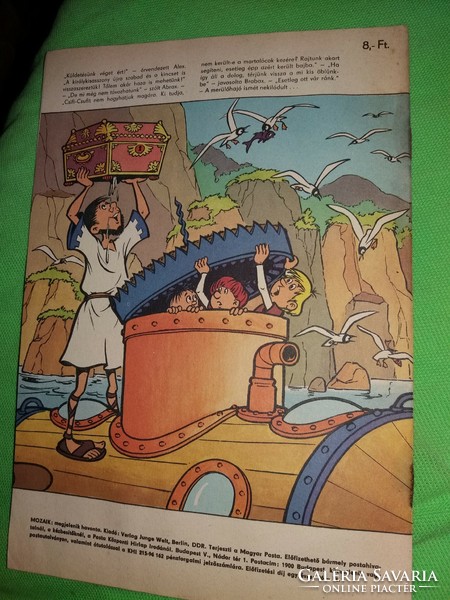 1988 Number 10 mosaic old cult popular comic the treasure chest according to the pictures