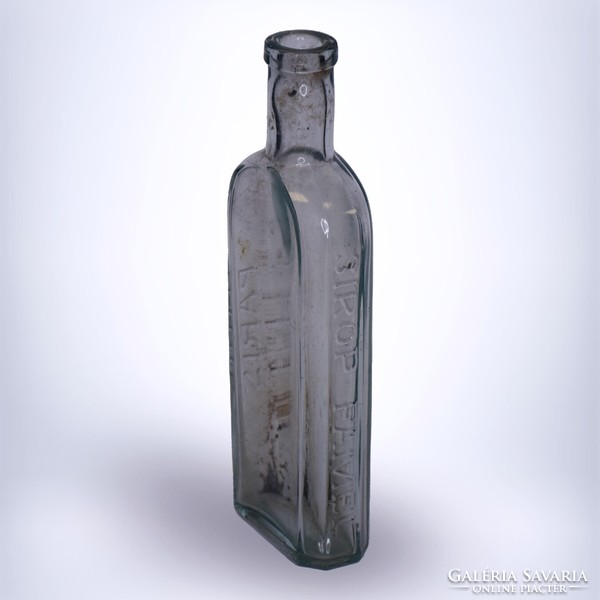 Transparent medicine bottle