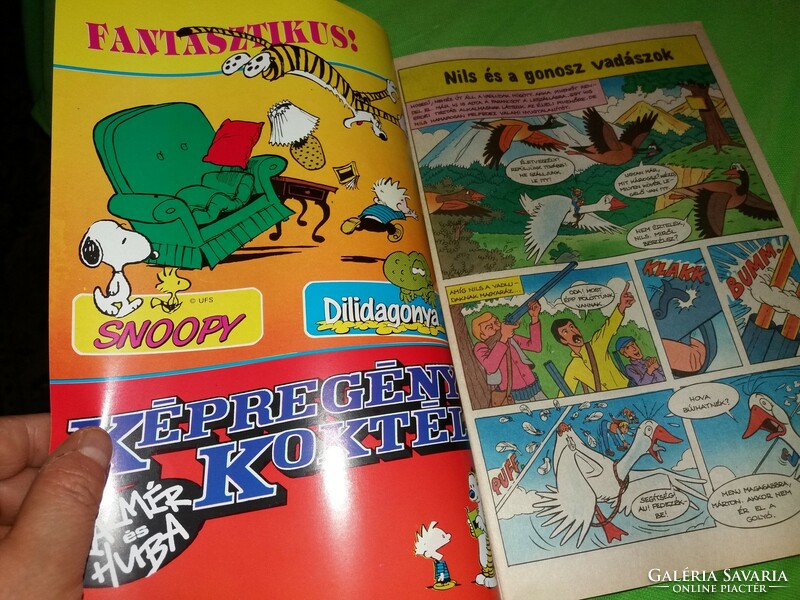 1991. szeptember a Népszerű rajzfilm képregénye NILS HOLGERSSON 40.szám szép állapot képek szerint