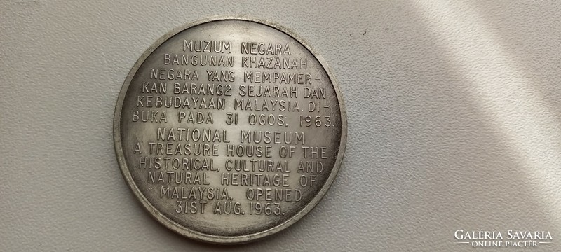 Negara museum kuala lumpur malaysia commemorative medal