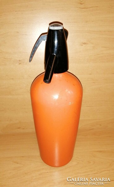Retro orange soda siphon 1 liter