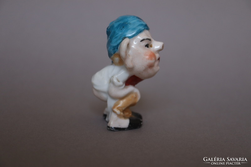 Pajzán Törpe figura Német porcelán