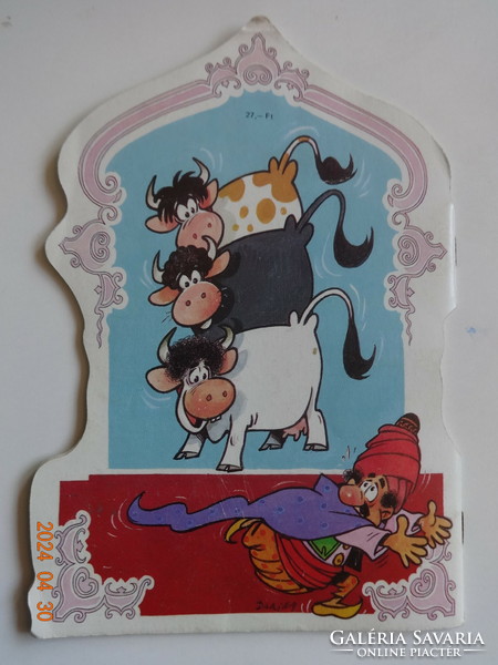 Móricz zisgmond: the Turks and the cows - old story book with drawings by Attila Dargay
