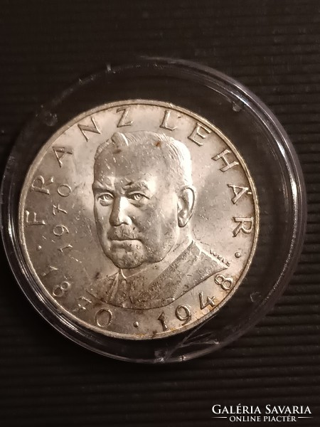 Silver 25 schilling 1970 for Ferenc Lehár's 100th birthday
