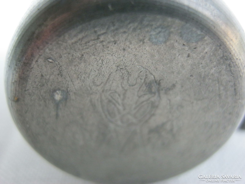 Small pewter cup
