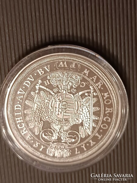 Magyar tallérok utánveretben III. Károly tallérja 1715. 999 ezüst