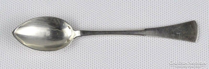 1R065 old marked 800 silver English style mocha spoon 11g