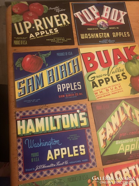 Original wooden apple crate label 1920-1950