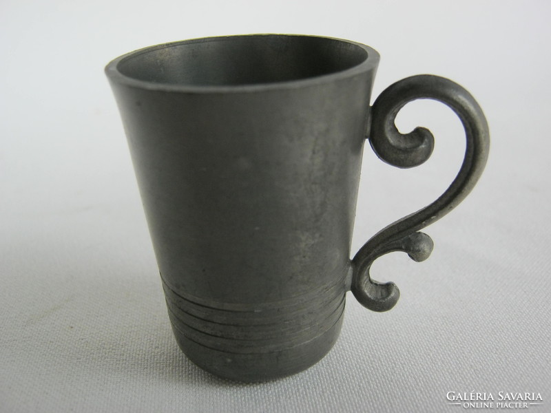 Small pewter cup