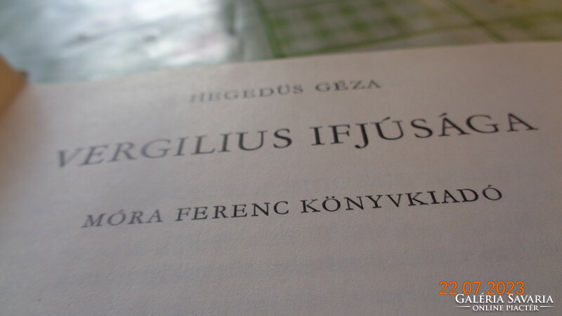 Hegedűs Gy : Vergilius ifjúsága