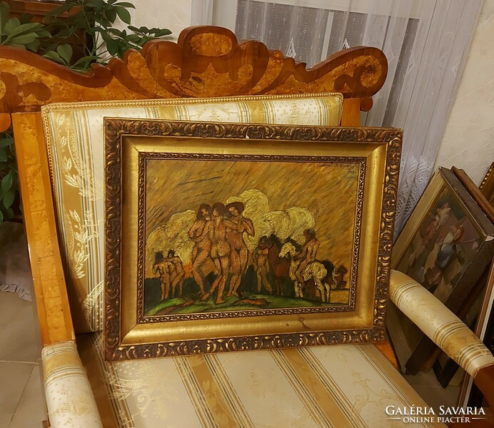 Antique painting by Károly Kernstok!