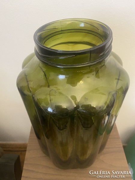 5-literes zöld uborkás üveg !