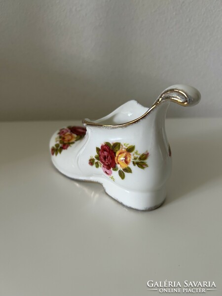 Fine bone china - cottage rose shoes