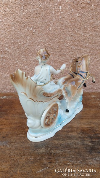 Larger, marked porcelain carriage