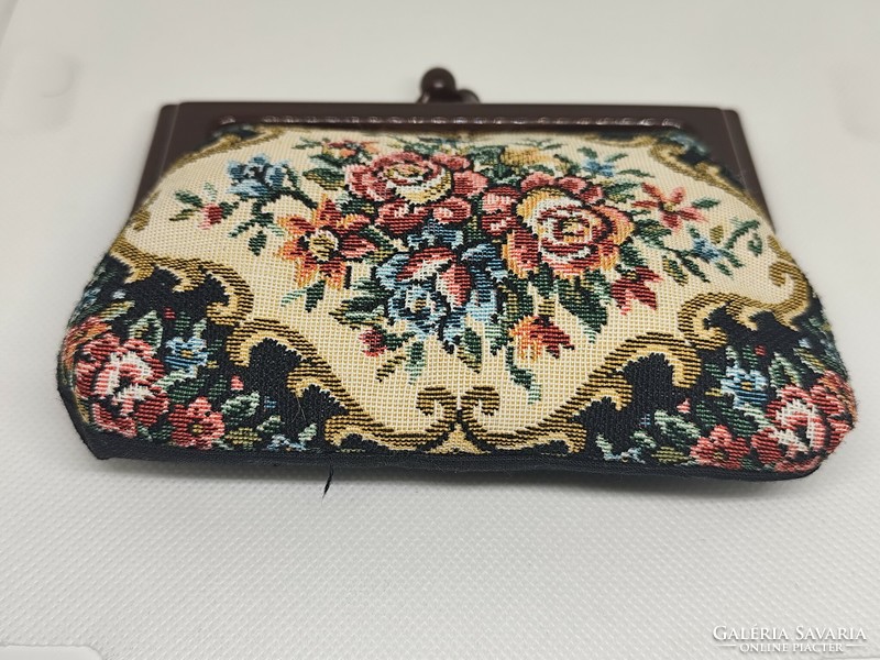 Beautiful antique embroidered women's wallet case