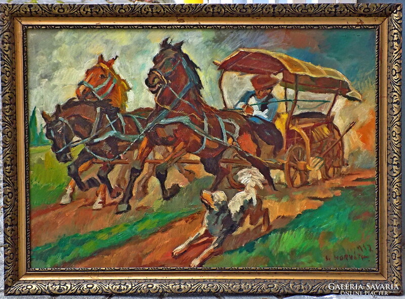 Hungarian painter early 20th century: with guarantee. With an invoice