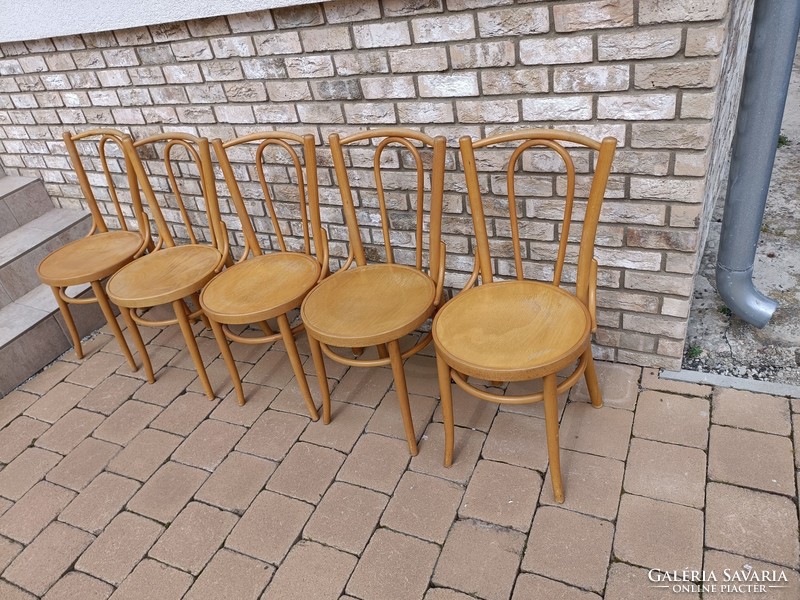 Thonet chairs retro Czech Czechoslovakia mid century