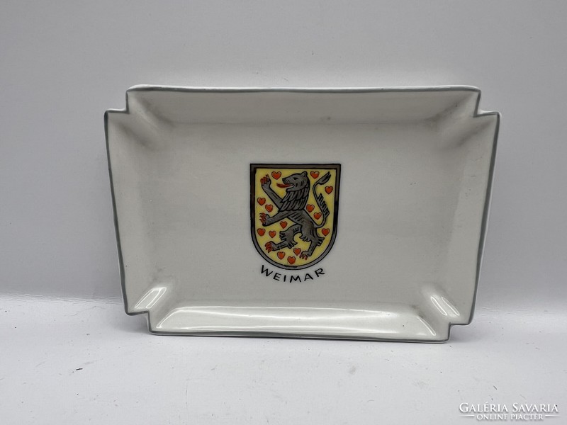 German porcelain jewelry holder porcelain bowl, 10 x 7 cm. 4974