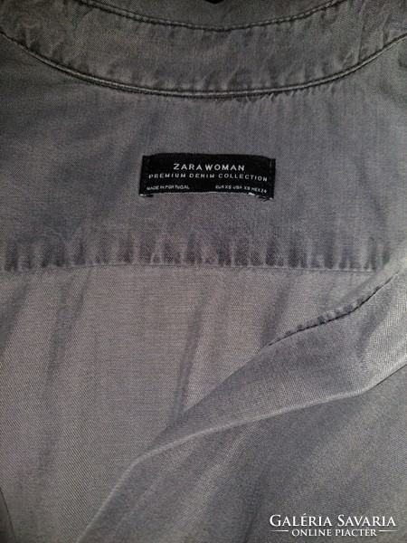 Zara women's gray top/blouse size S