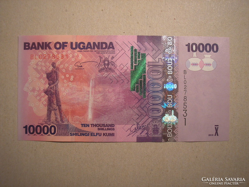 Uganda - 10,000 shillings 2015 unc