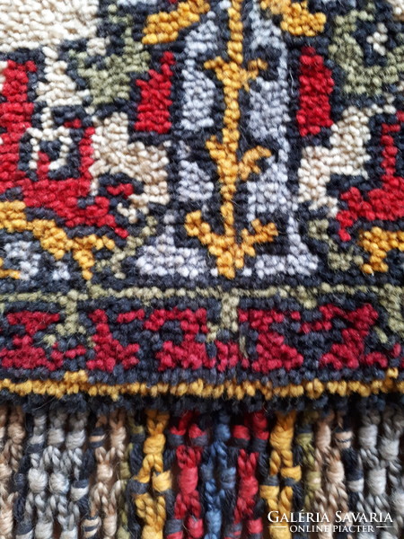 Hand-knotted tapestry