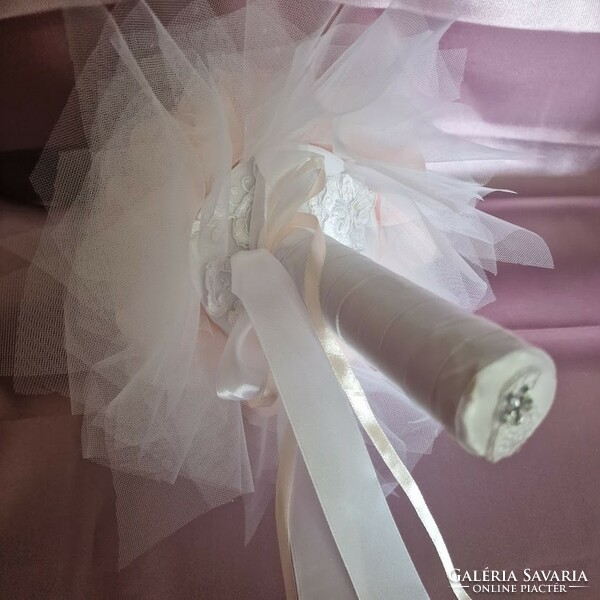 Wedding mcs46 - peach bridal bouquet 20x20cm