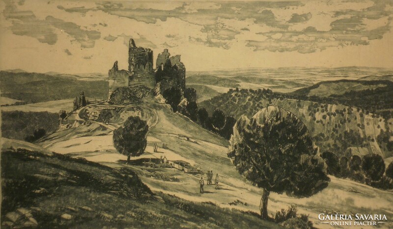 Lajos Máté Csurgói (1931-): Ravenstone Castle